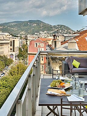 7eme Ciel Apartment, Nice bathroom